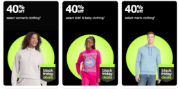 Target Black Friday | 40% Off Select Clothing for the Family